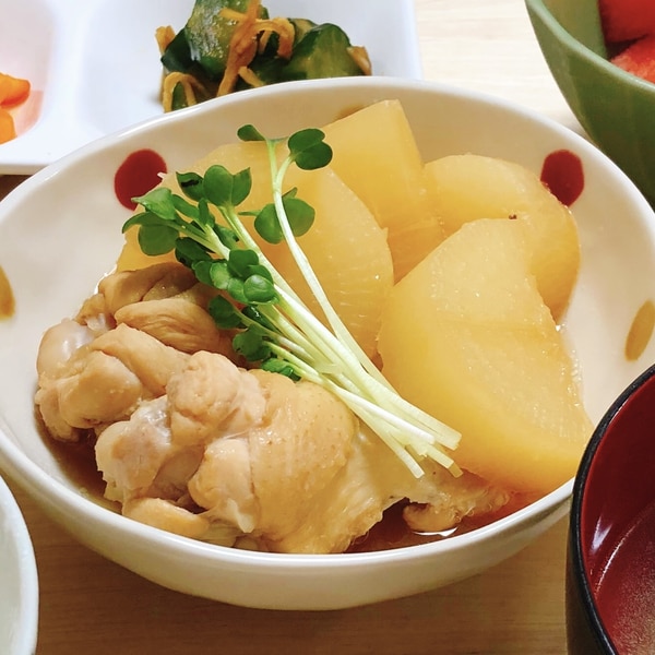 鶏手羽元と大根のさっぱり煮