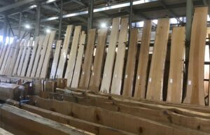 お寿司屋さんカウンター一枚板xオイル仕上げの専門店木の店さんもく 岩手