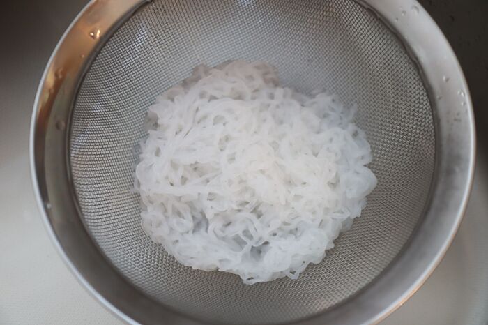 基本！しらたきの冷凍と冷蔵保存