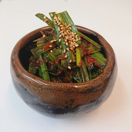 本格的で簡単！ニラキムチ 부추김치 プチュキムチ