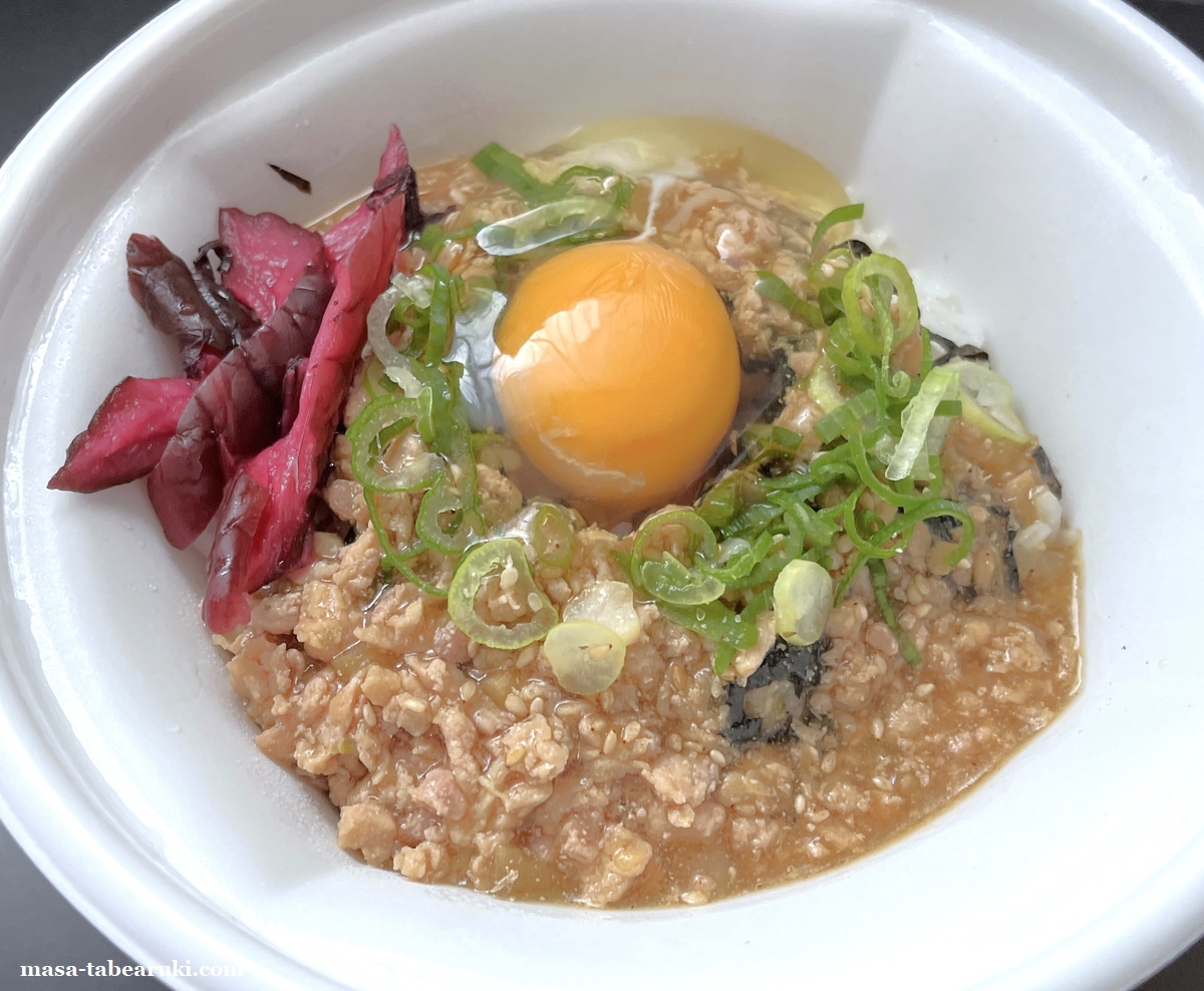 すき家の人気メニュー鶏そぼろ丼♪