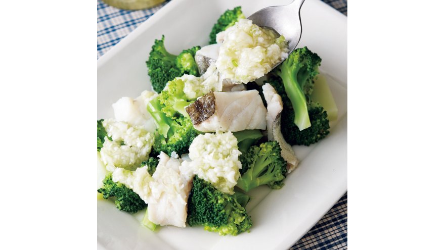 ブロッコリーのオリーブオイル蒸し