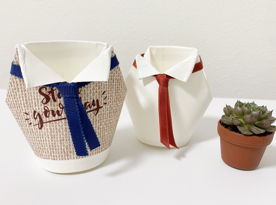 フタを開けるのが楽しみ♪簡単「紙コップ」ラッピングWEBOO ウィーブー暮らしをつくる