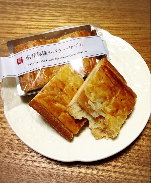 FOUNDRY「国産林檎のバターサブレ」甘さ控えめで何個でも食べられる！mottO