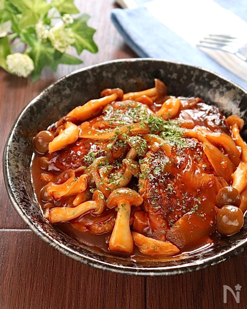 きのこのベーコン炒め