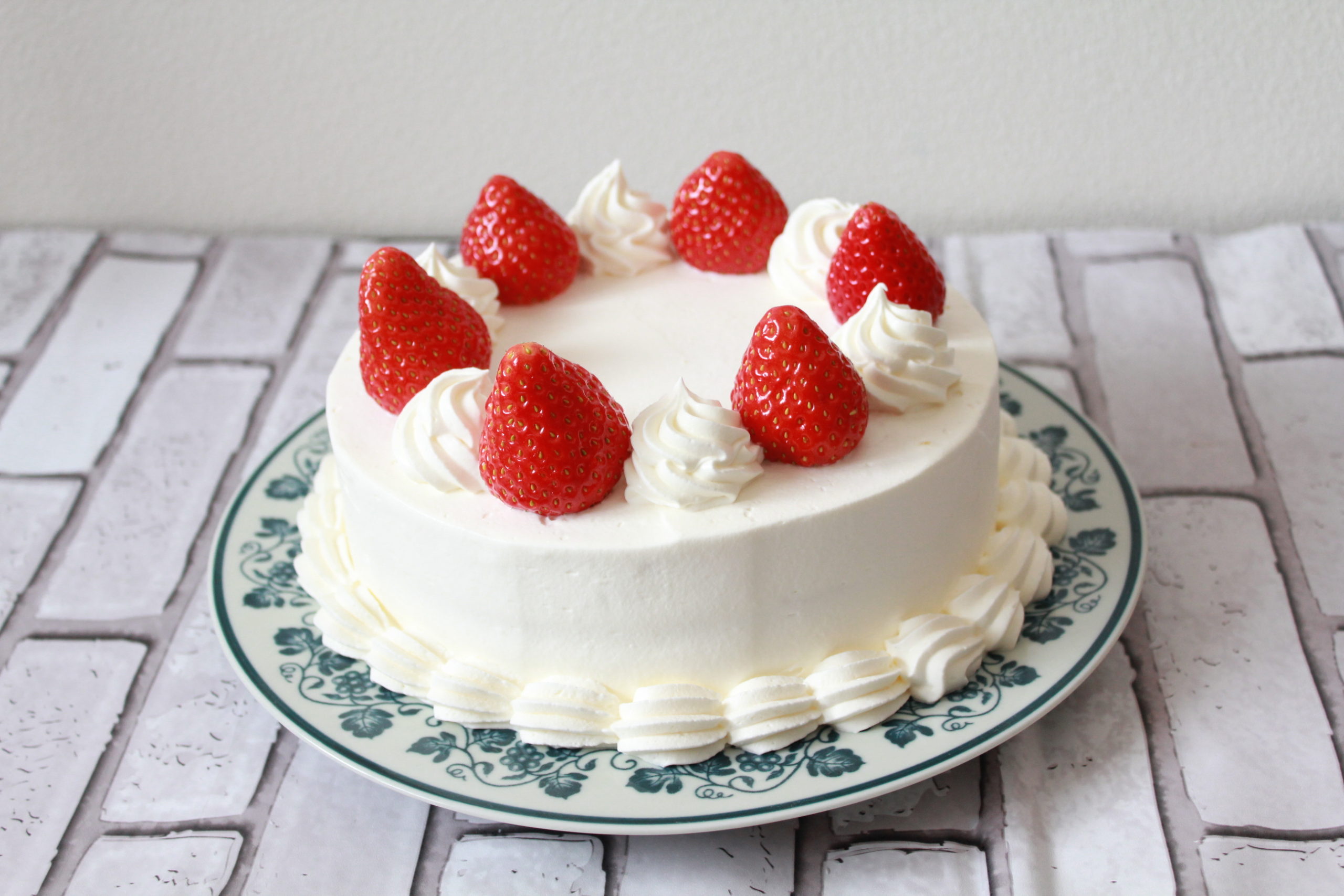 ショートケーキ 盛り付け