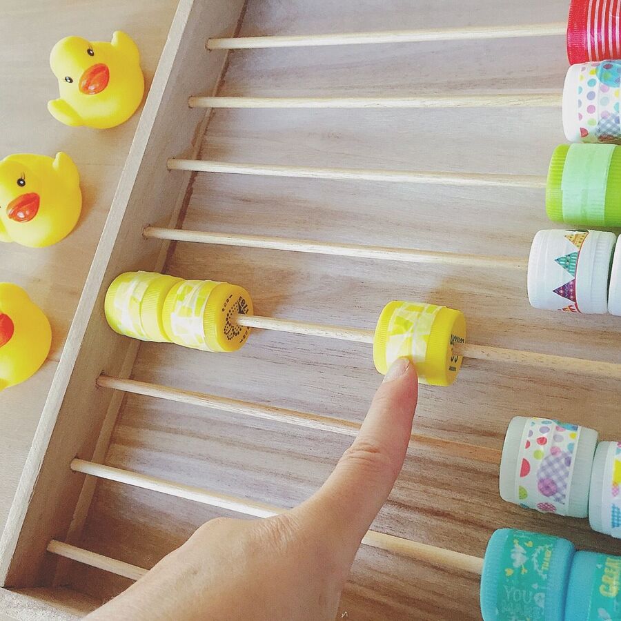 簡単手作りオモチャ♪ポンポンポッパーにじいろ工房