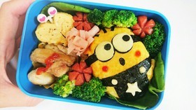 子どものお弁当作り方𐩢𐩺, ▽他のキャラ弁はこちらから, @_marupan ⧉, 今日はベイマックス弁当です𓂃𓈒𓏸, 簡単そうで,めーーーーっちゃ簡単なので, ぜひ作ってみてくださいね♡, 今日は久々にお弁当をもって, ルンルンで学童に行った娘ですが, 暑すぎて外遊びできず,途中で帰りたいってなって, 迎えに行きました😎笑, 暑すぎて遊びも制限されるし, 帰りも心配ですよね！,