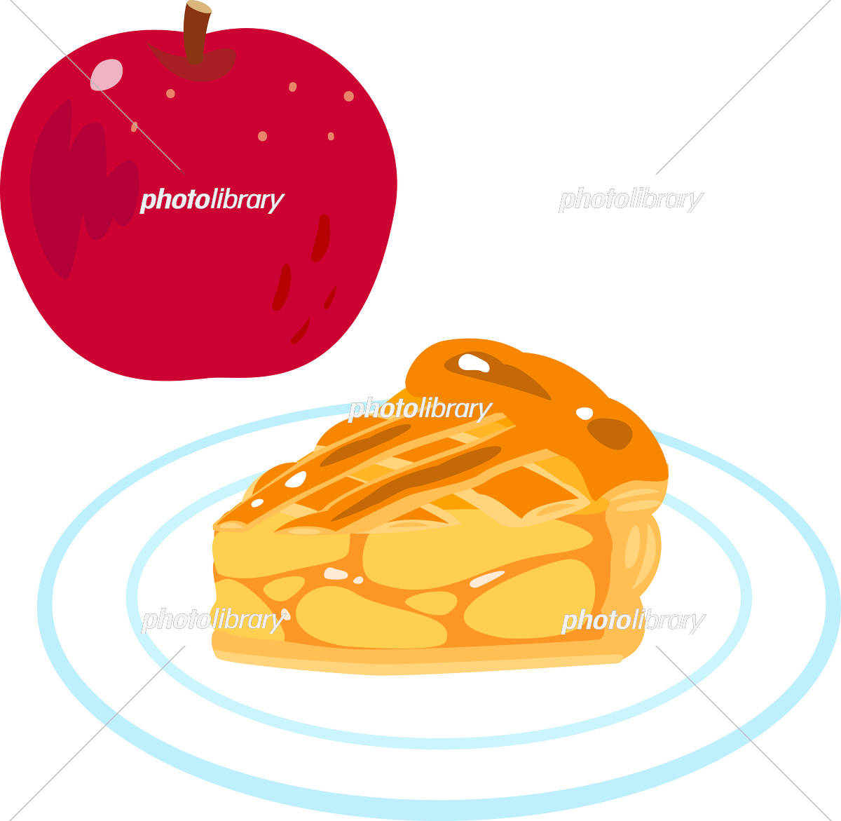 アップルパイのイラストかわいいフリー素材集 いらすとや