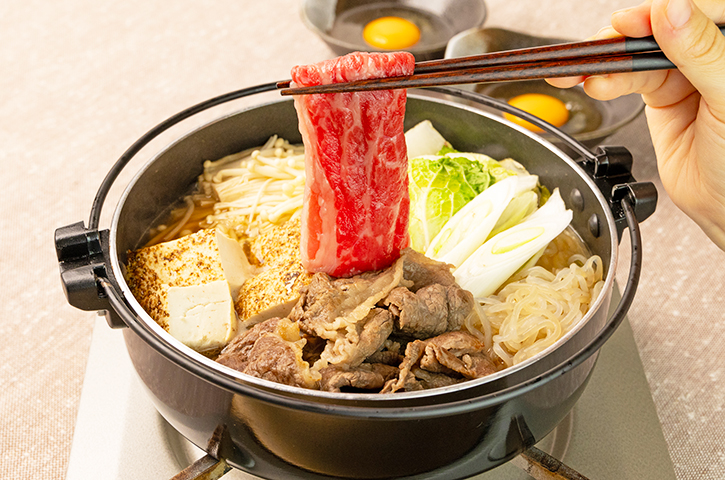 うま味たっぷり♪極上すき焼き