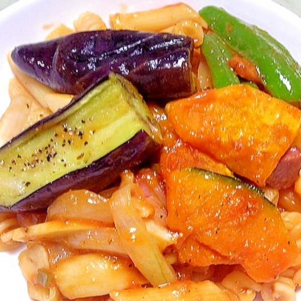 ナスとピーマンとハムのナポリタン レシピ・作り方 by るもちゃん - 楽天レシピ