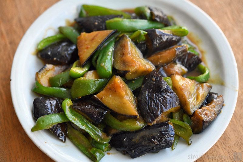 野菜ひとつ なすのピリ辛炒め